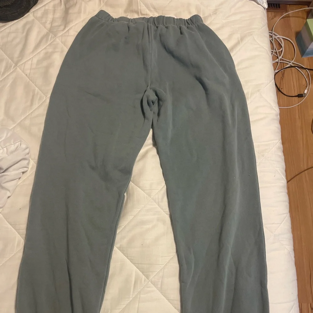 NWT brandy melville sage green rosa soft sweatpants - Picture 5 of 7